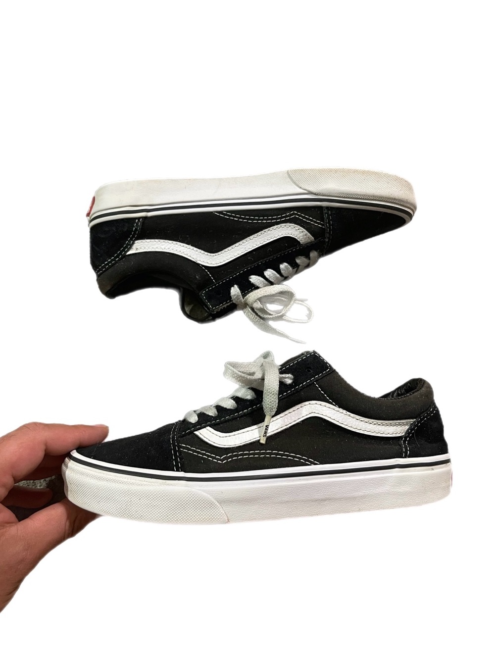 Vans Sk8-Low Classic Black White Sneakers